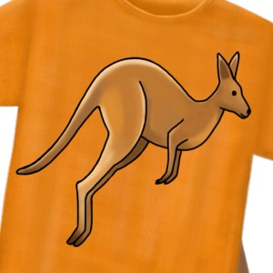 Kangaroo T-Shirt Design Highlight